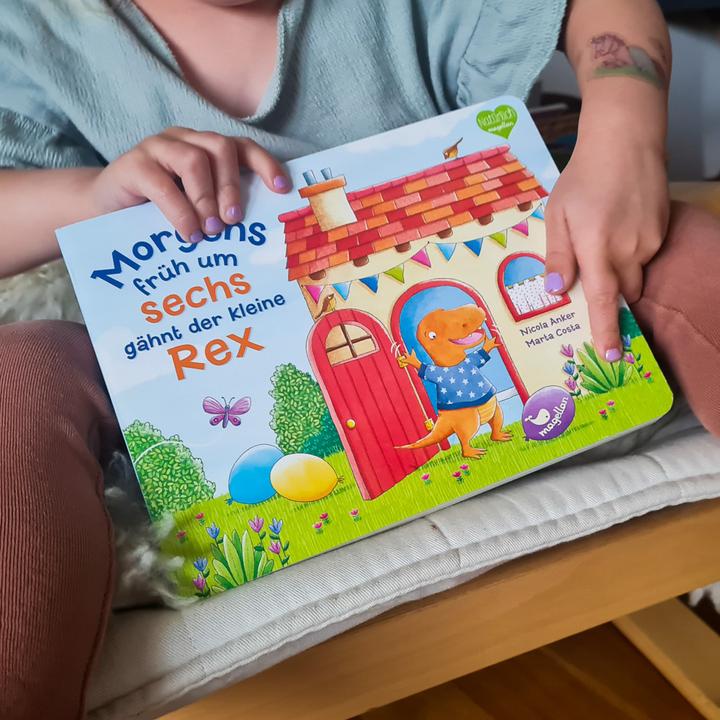 Image du produit Morgens früh um sechs gähnt der kleine Rex (Allemand, Nicola Anchor, 2024)