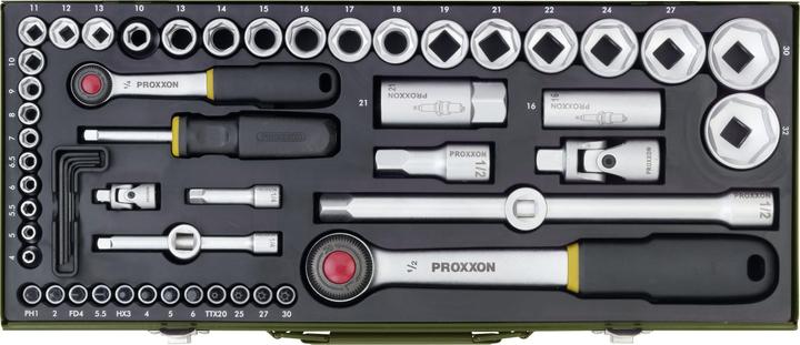 Proxxon Jeu complet de clés à douille (1/2")