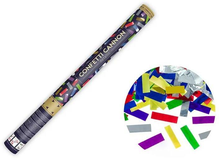 Actual product image Partydeco Confetti cannon, mix, 60cm (1 pkt / 1 pc.)