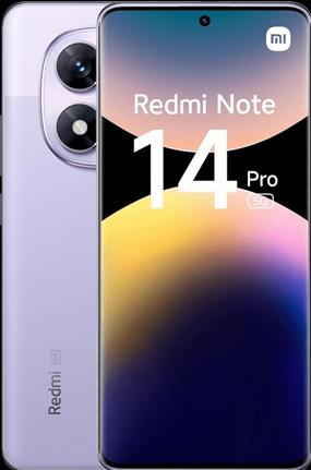 Produktbild Xiaomi Redmi Note 14 Pro 5G (512 GB, Lavender Purple, 6.67", Dual SIM, 200 Mpx, 5G)