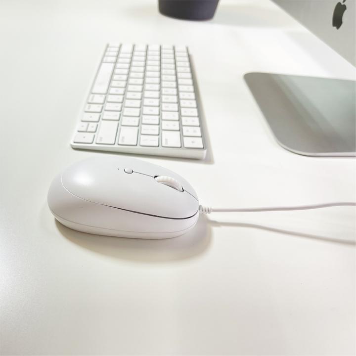 Actual product image Macally Elegant USB-C mouse (Cable)