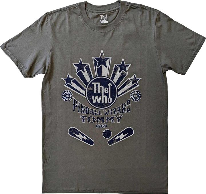 The Who Unisex Adult Pinball Wizard Flippers Cotton T-Shirt