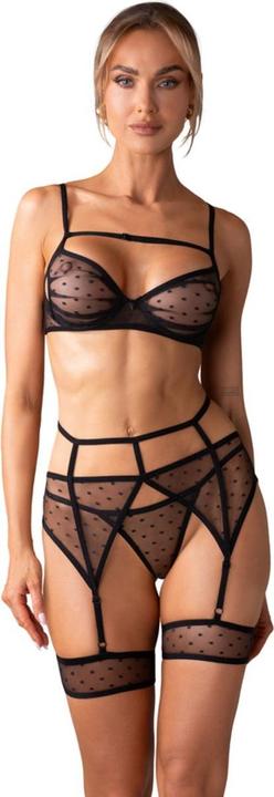 Actual product image Obsessive Nuites suspender set (L)