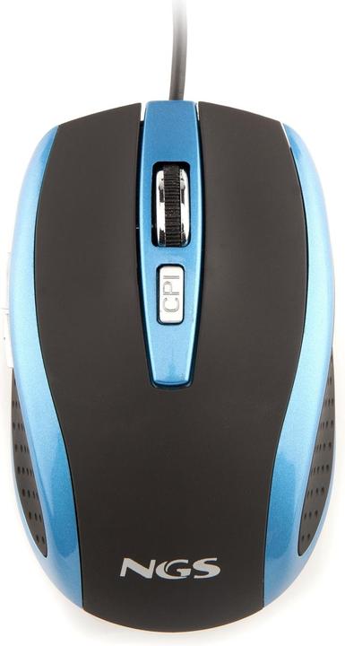 Immagine prodotto NGS Mouse a spunta blu a destra USB Tipo-A ottico 1600 DPI (Cablato)