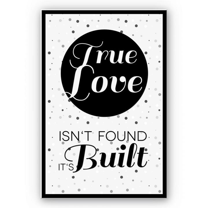 Produktbild Trenddeko True Love (40 x 60 cm)