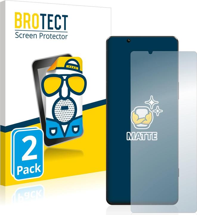 Actual product image BROTECT Anti-glare screen protector matt (2 Piece, Sony Xperia 5 IV)