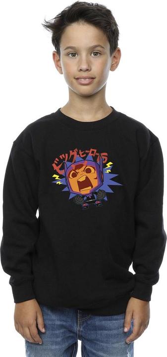 Actual product image Disney Boys Big Hero 6 Baymax Hiro Angry Manga Sweatshirt (140, 146)