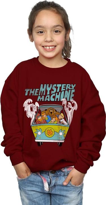 Actual product image Scooby Doo Girls Mystery Machine Sweatshirt (140, 146)