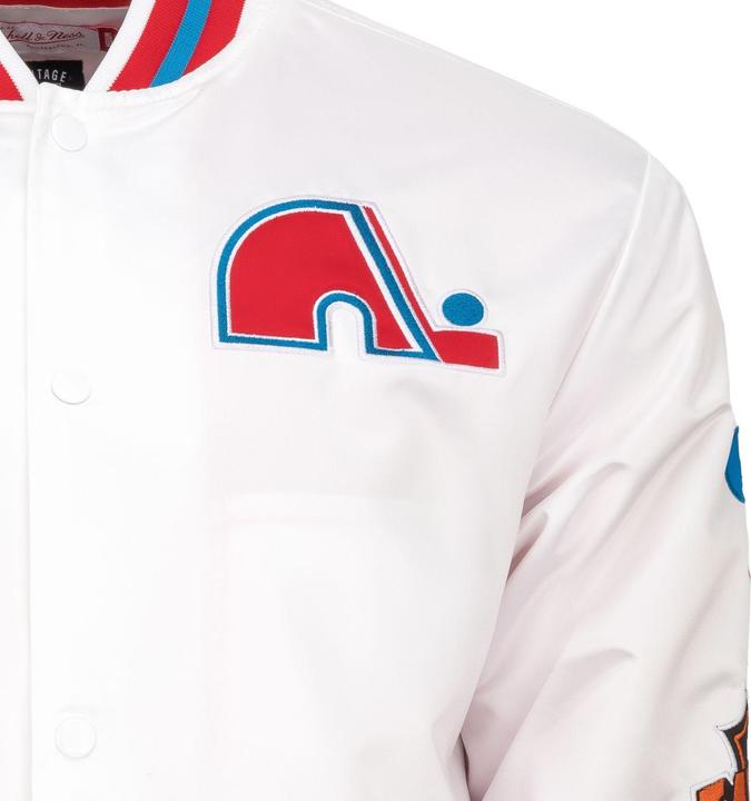 Produktbild Mitchell & Ness City Lightweight Satin Jacke - Quebec Nordiques - L (L)