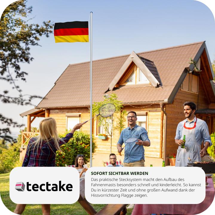 Produktbild tectake Fahnenmast