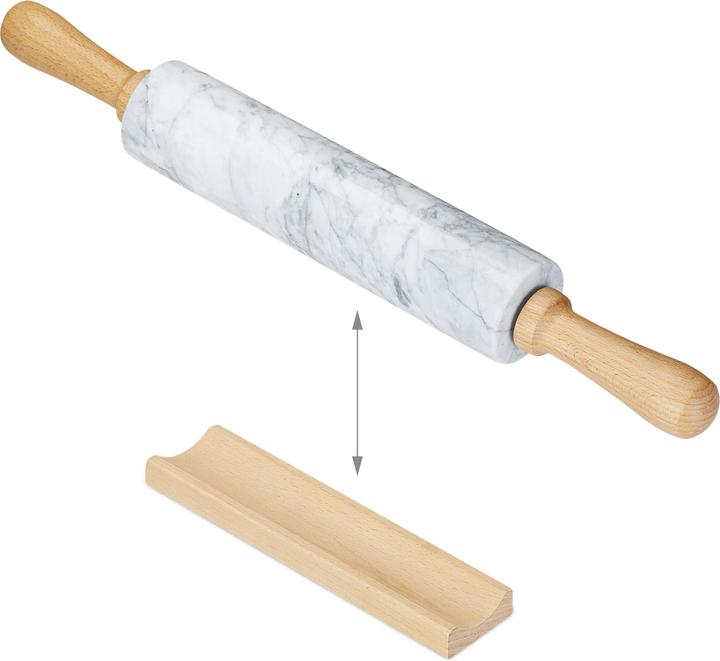 Relaxdays Marble Rolling Pin