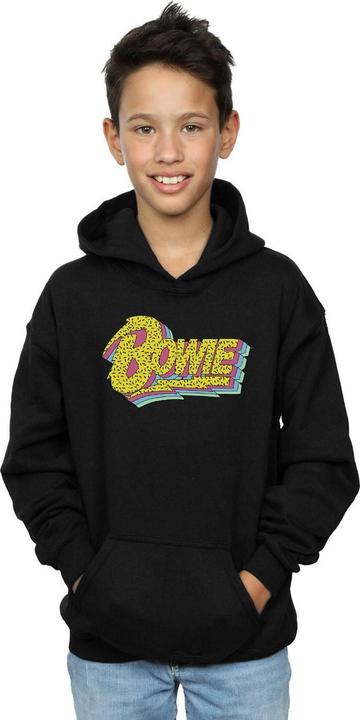 Produktbild David Bowie Moonlight 90s Logo Kapuzenpullover Jungen (140, 146)