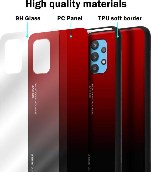 Produktbild Cadorabo Hülle für Samsung Galaxy A32 5G TPU im 2 Farben Design (Samsung Galaxy A32 5G)