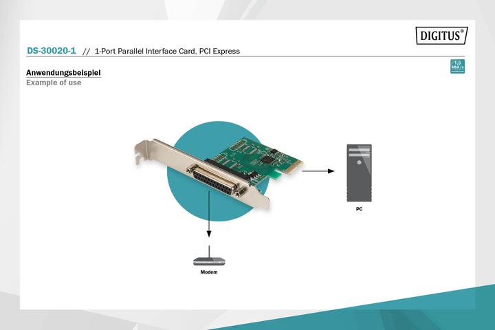 Immagine prodotto Digitus Scheda parallela PCI Express