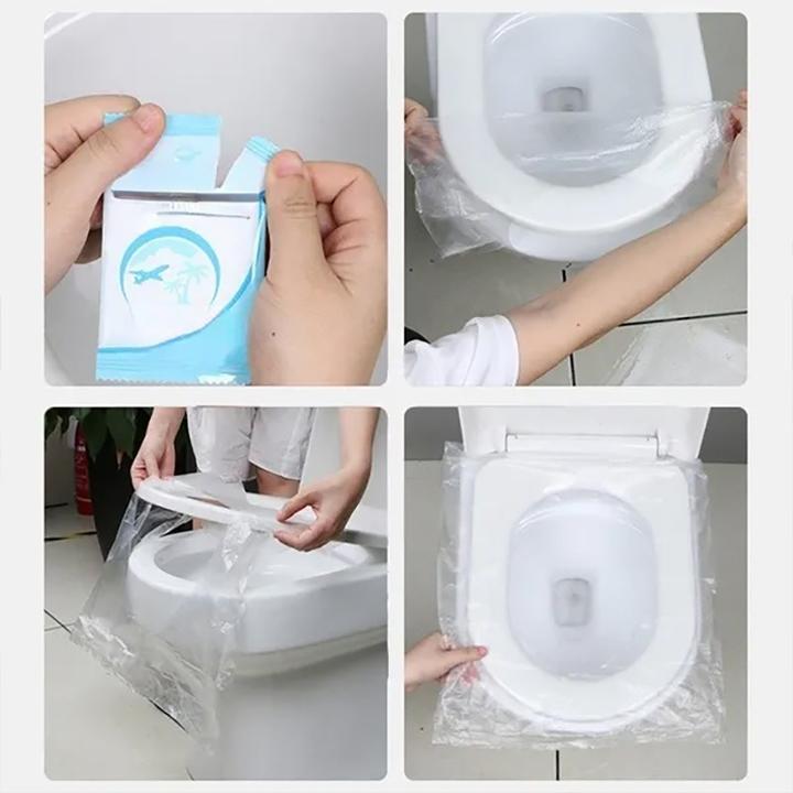 Actual product image ASMI Travel disposable toilet seat cover 10 pieces