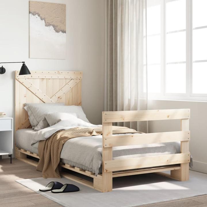 Immagine prodotto VidaXL Letto con testiera in pino (90 x 200 cm)