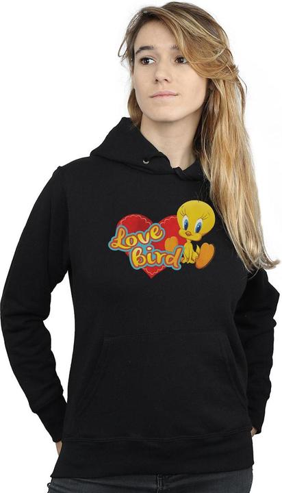 Actual product image Looney Tunes Womens/Ladies Tweety Pie Valentine's Day Love Bird Hoodie (M)
