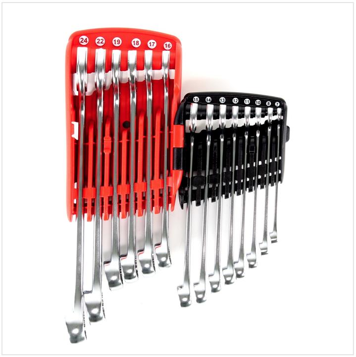 Immagine prodotto Facom Set di chiavi combinate (19 mm, 12 mm, 24 mm, 14 mm, 22 mm, 16 mm, 10 mm, 18 mm, 7 mm, 17 mm, 11 mm, 15 mm, 8 mm, 13 mm)
