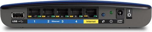 Produktbild Linksys EA3500, Dualband WLAN Router, 300Mbit/s, Gigabit,USB