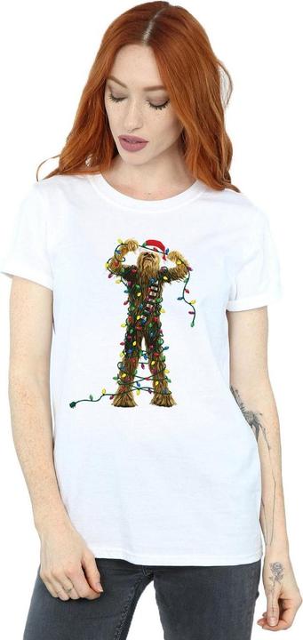 Produktbild Star Wars Chewbacca Christmas Lights TShirt (S)