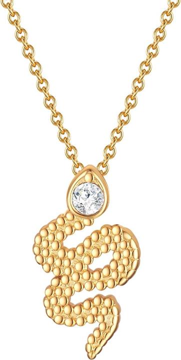 Produktbild Lulu & Jane Damen Kette Schlange Metall - 35658 (Metall-Legierung)