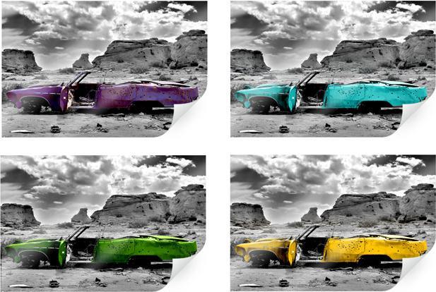 Image du produit Trenddeko Cadillac rouge (60 x 40 cm)