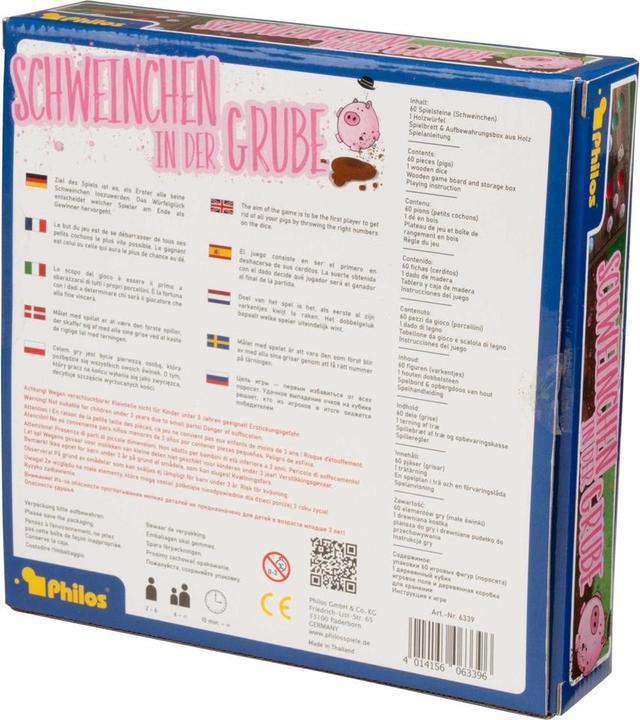 Image du produit Philos Petit cochon dans la fosse (Anglais, Allemand, Italien, Français)