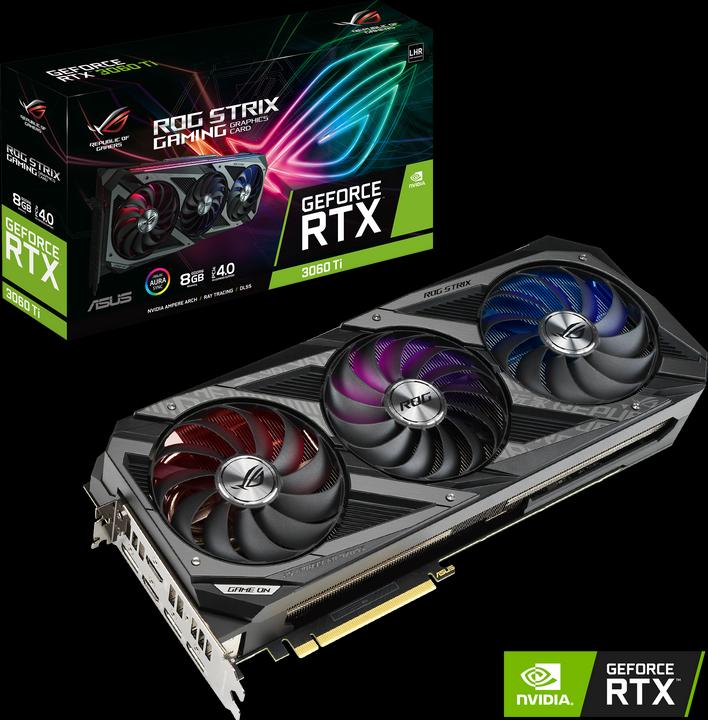 Produktbild ASUS GeForce ROG STRIX RTX 3060 Ti 8G V2 GAMING LHR (8 GB)