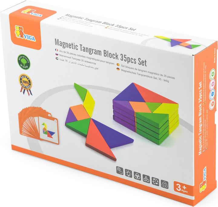 Viga Toys Bauklötze Magnetic Tangram