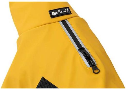 Produktbild Petlando Regenmantel Dublin für Hunde Gelb M (M, Hunderegenmantel)