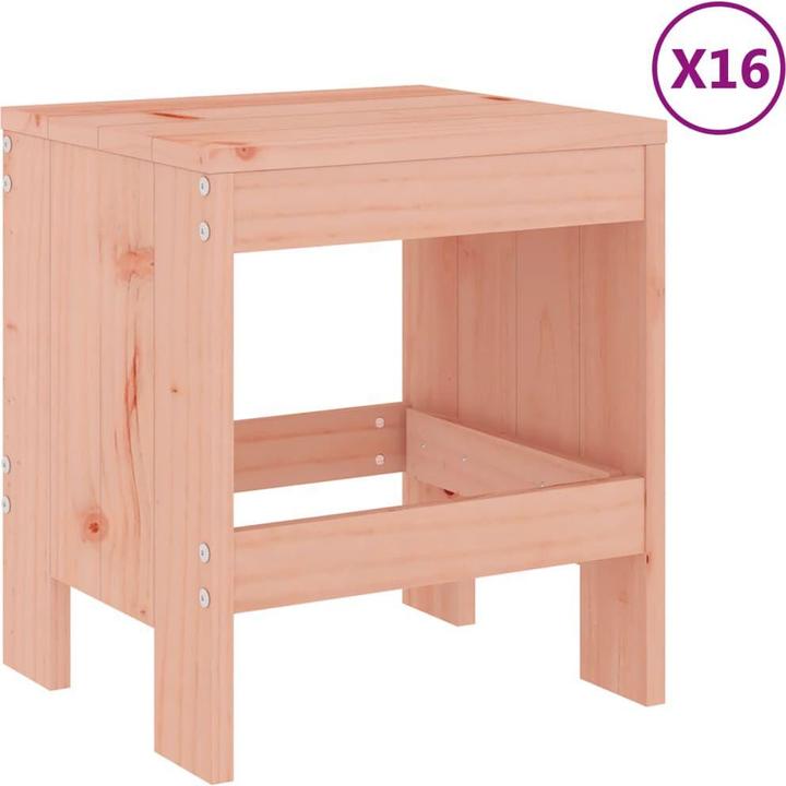 Image du produit VidaXL 17-tlg. Garten-Essgruppe Massivholz Douglasie,Material (100 cm)