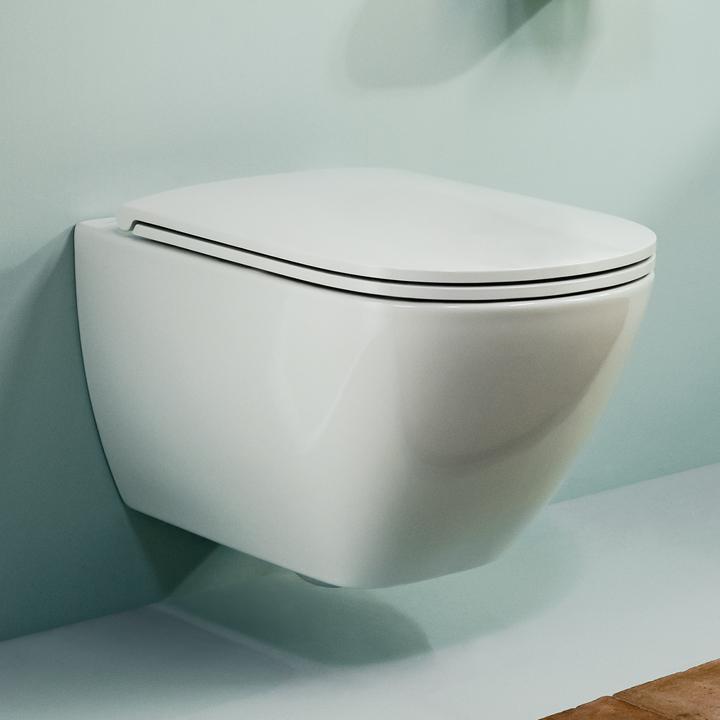 Actual product image ROCA Wall-hung WC LUA deep 360x520mm concealed. Fixation white