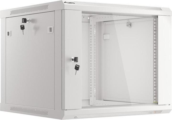 Produktbild Lanberg Wand- Rack 19 " 9U 600x600mm grau (9 HE, 19 Zoll Rack)