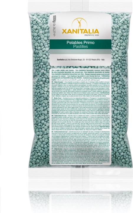 XanitaliaPro Film Wax Pelables Primo Brasilian System Beutel Aloe Vera 1000 g (1 x, 1000 g)