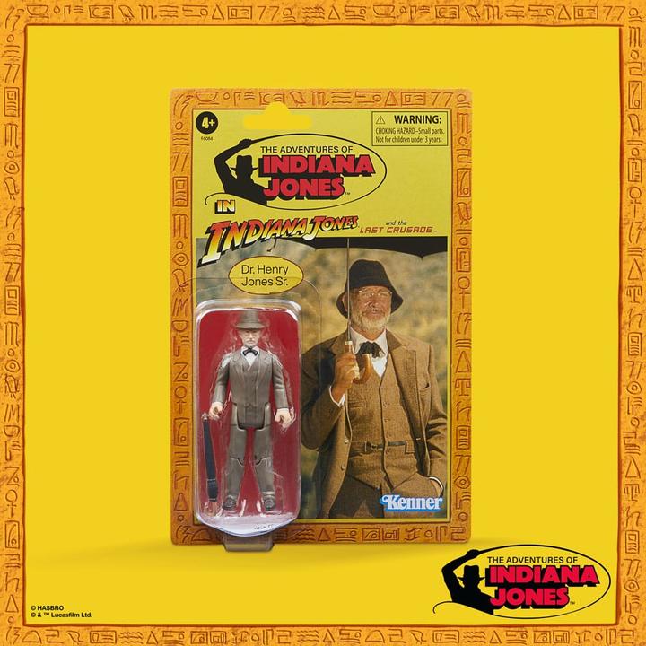 Image du produit Hasbro Indiana Jones Retro Collection figurine Dr. Henry Jones Sr (La Dernière Croisade) 10 cm
