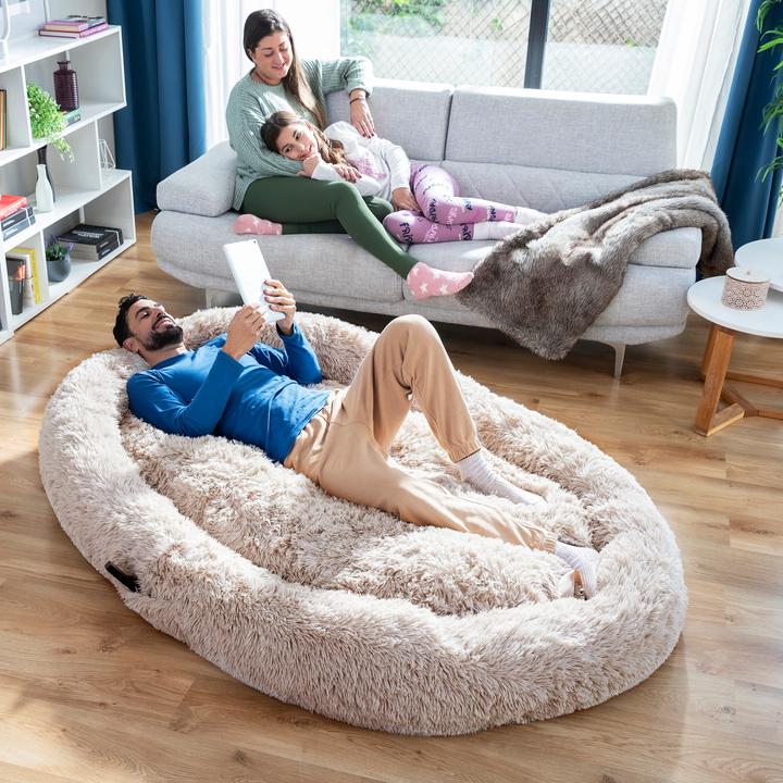 Actual product image InnovaGoods Dog bed for humans | Human Dog Bed XXL Grey