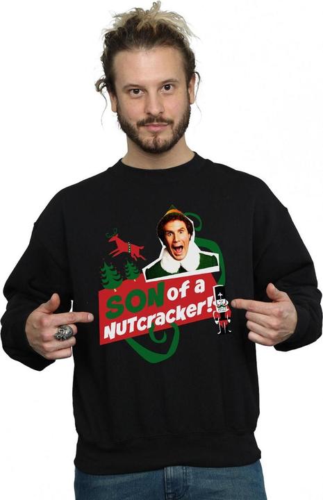 Actual product image Elf Mens Son Of A Nutcracker Sweatshirt (L)