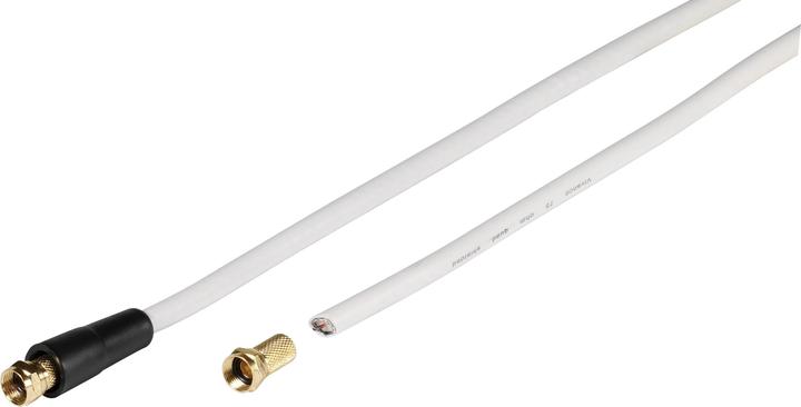 Image du produit Vivanco Set de câbles de raccordement SAT, 110dB, 30m, blanc? (110 dB, Câble d'antenne)