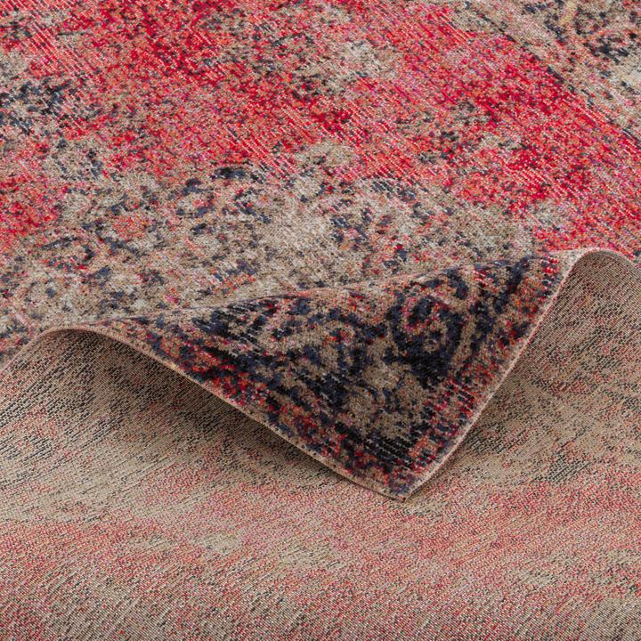 Actual product image Pergamon Kurzflor Designer Teppich Modern Vintage Orient Muster (160 x 230 cm)