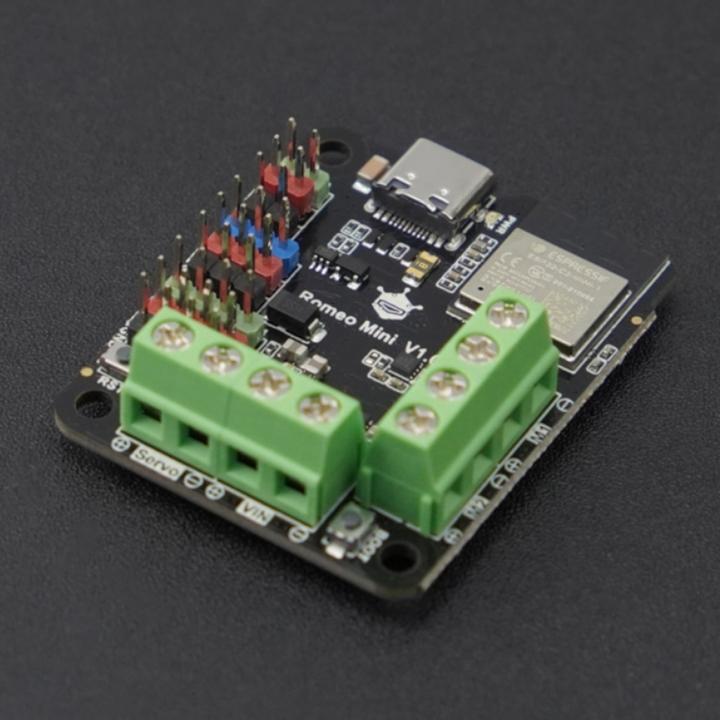 Actual product image DFRobot ESP32-C3 Romeo robot control board with motor driver