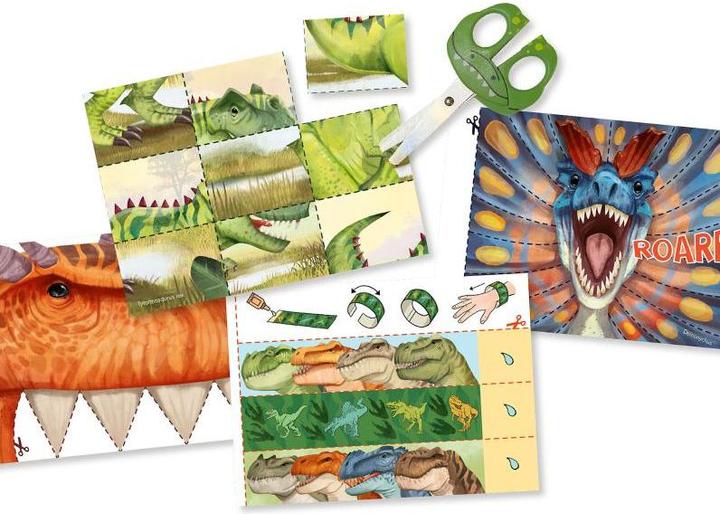 Immagine prodotto Magni Libro creativo Dino World Snip Snap Book con forbici