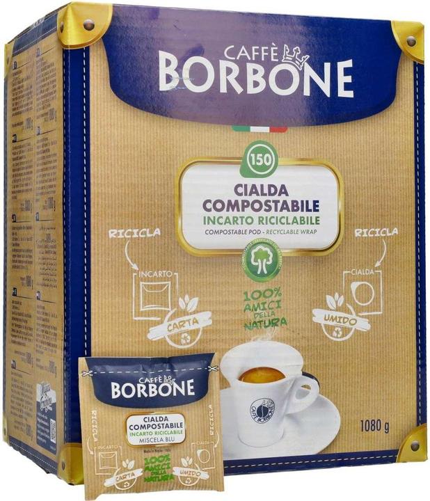 Actual product image Caffè Borbone Blu Lungo (150 x Port.)