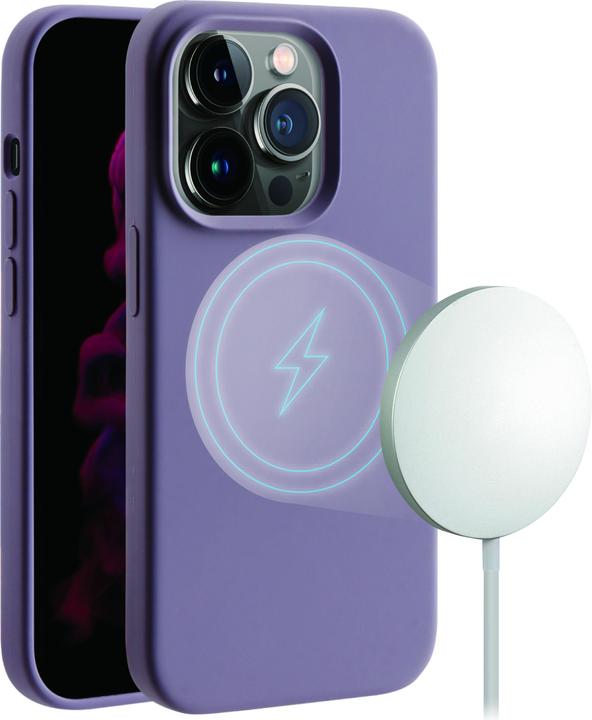 Produktbild Vivanco Mag Hype mobile phone case (6.1") Cover Purple (Apple iPhone 14 Pro)