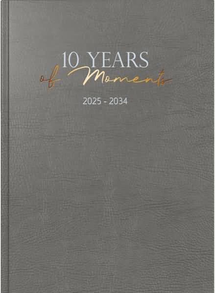 Rido Idé 10-year calendar (2025-2034) 10 Years of Moments (A4, German)
