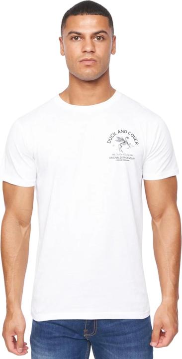 Actual product image Duck and Cover Mens Klapstar Assorted Designs T-Shirt (Pack of 5) (XL)