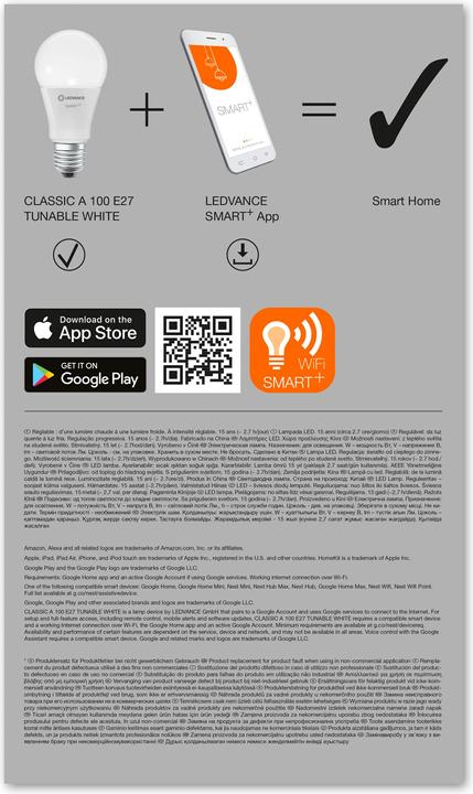 Actual product image Ledvance Classic A (E27, 14 W, 1521 lm, 1 x, F)