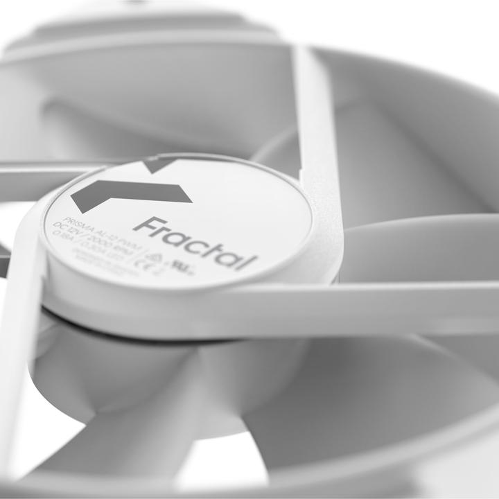 Produktbild Fractal D. Prisma AL-12 ARGB PWM White FD-FAN-PRI-AL12-PWM-WT (120 mm, 1 x)
