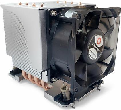 Dynatron S6 Intel 4677 3U active aluminium heat sink with cooling fins and heat pipes in contact (38 mm)