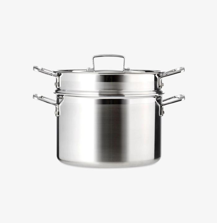 Image du produit Le Creuset Marmite à pâtes avec insert (Casserole, Aluminium, Acier inoxydable)