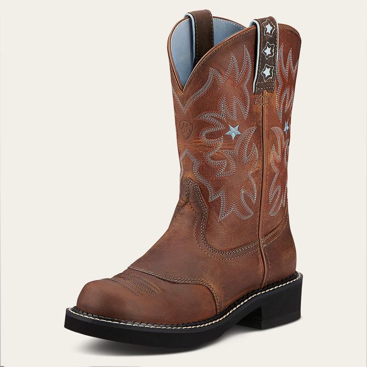 Actual product image Ariat 's leather western boots probaby (39)